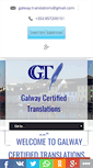 Mobile Screenshot of galwaycertifiedtranslations.com